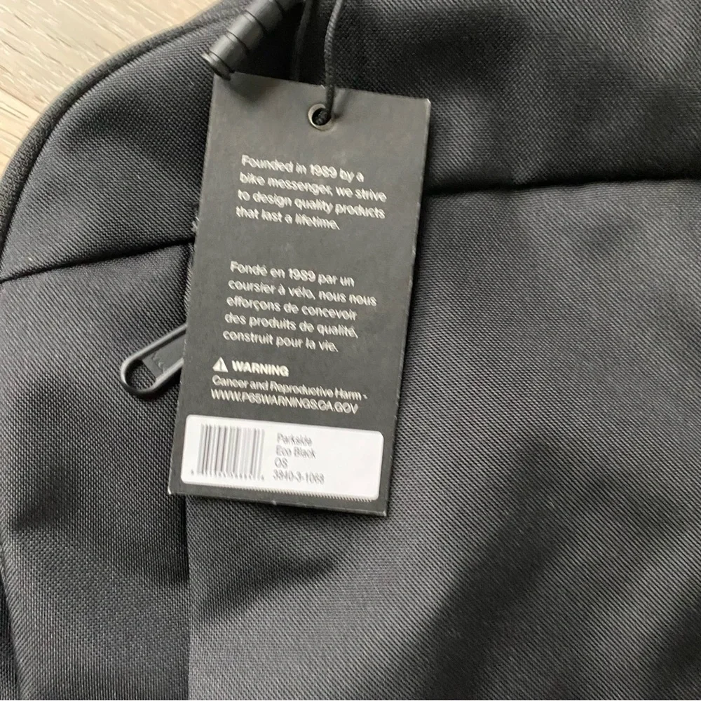 Timbuk2 Parkside Eco Laptop Bookbag Backpack black NEW branded MASTERCLAss